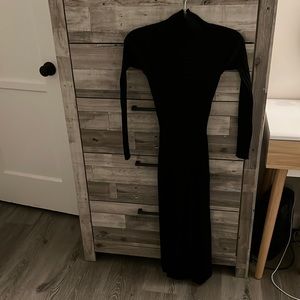 Vici S black sweater dress